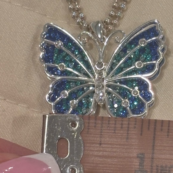 Sterling silver Blue Butterfly Pendant - Tiffany & Co necklace sold separately! - Picture 10 of 13